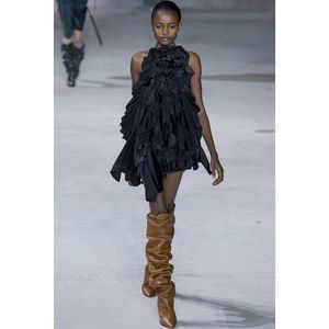 Saint Laurent Fall 2017 Runway Look 22 Dress